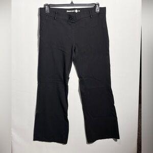 BETABRAND Black straight leg stretch legging work pants XL DRESS YOGA